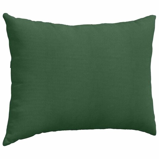 Sofaputer 2 pcs Mørkegrønn 70 x 50 cm Corduroy stoff