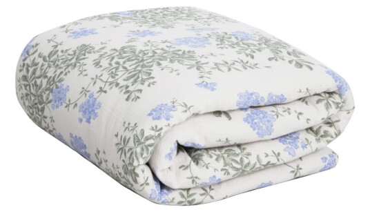 Garbo&Friends Plumbago Muslin polstret pledd 100x140 cm