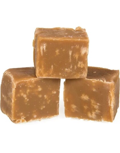 2 kg Boks med Fudge Factory Salted Caramel   Fudge med Salt Karamell