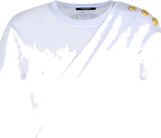 Balmain Dame Topper Hvit S,