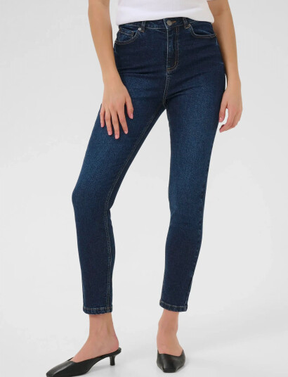 Kaffe Kawillow Hw Slim Fit Jeans - Navy - 30 Kaffe Kawillow Hw Slim Fit Jeans - Navy - 30