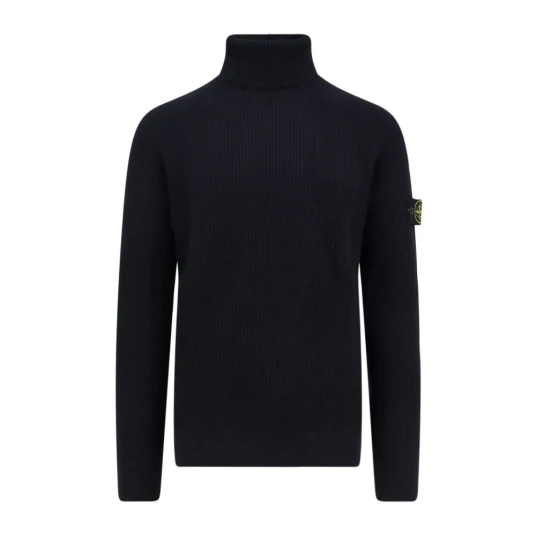 Stone Island Herre Strikkevarer Blå S,