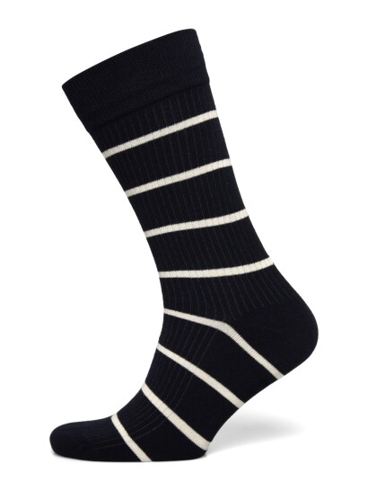 GANT Striped Rib Socks Navy 40 42 GANT Striped Rib Socks Navy 40 42