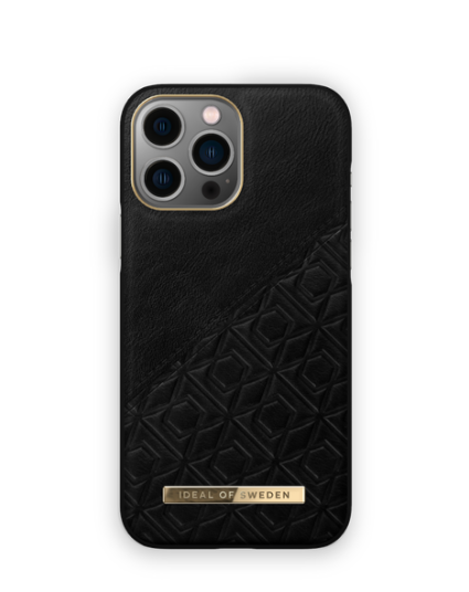 iDeal of Sweden Atelier Case Iphone 12pm/13pm Embossed Black