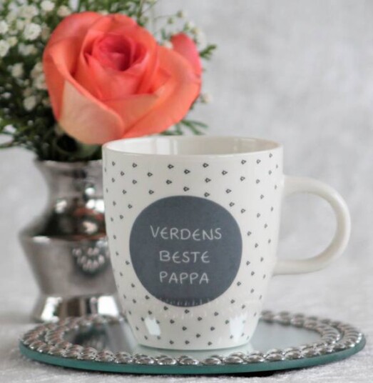 Krus med teksten " Verdens Beste Pappa "