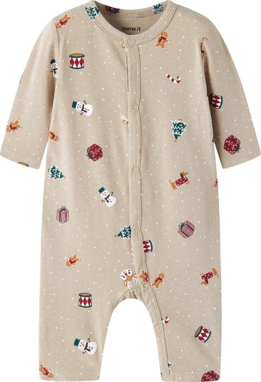 Name It Nattdrakt   NbnVismas   Ren kasjmir/jul   Name It   3 år (98)   Nattdrakt   Beige