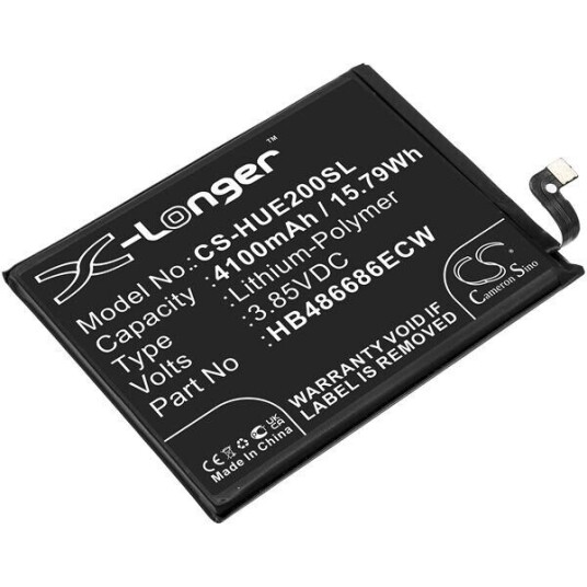 Huawei Enjoy 20 Plus batteri (4100 mAh 3.85 V, Sort)