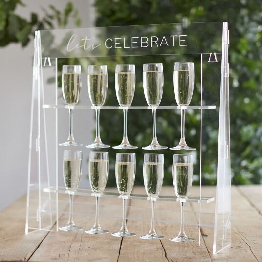 Ginger Ray Drinkholder Let's Celebrate Akryl