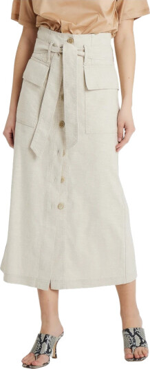 Erika Cavallini Dame Skjørt Beige S, Erika Cavallini Dame Skjørt Beige S,