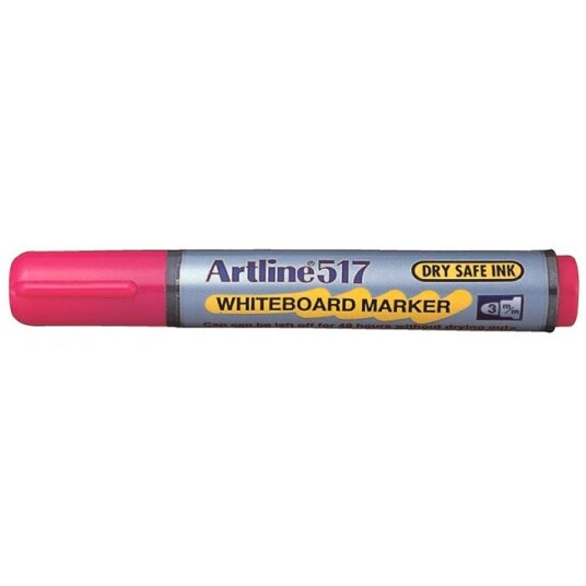 Artline 517 Whiteboard tusj 3mm Rosa