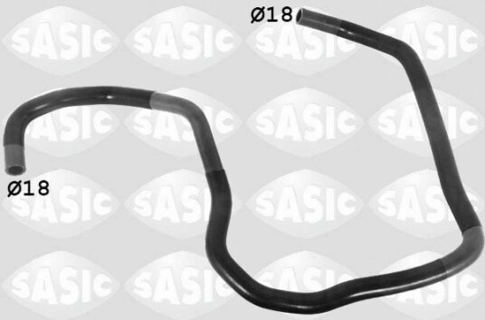 SASIC 3400138 Radiatorslange SASIC 3400138 Radiatorslange