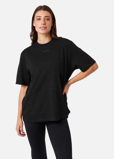 Björn Borg Studio Oversized T Shirt Black Beauty S T Shirts