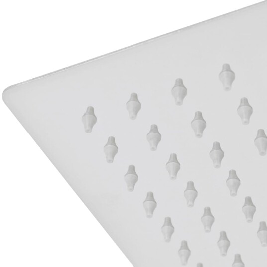 Regndusjhode 2 stk rustfritt stål 20x30 cm
