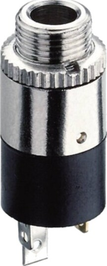 Hicon Jackplugg 2,5mm Vertikal Innbygging 3-Poler Stereo Sølv HI-J25SEF Hicon Jackplugg 2,5mm Vertikal Innbygging 3-Poler Stereo Sølv HI-J25SEF