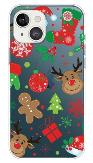 INCOVER iPhone 14 Plus TPU Plast Jul Deksel - Julpynt
