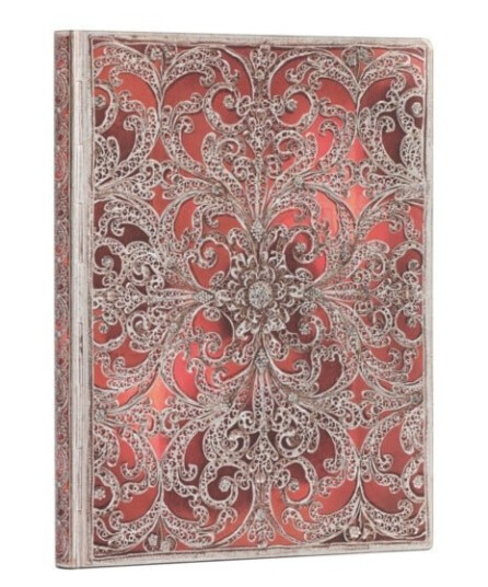 Garnet (Silver Filigree Collection) Ultra Lined Softcover Flexi Journal Garnet (Silver Filigree Collection) Ultra Lined Softcover Flexi Journal