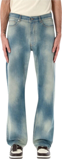 Off White Herre Jeans Blå W32,