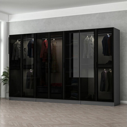 Fruitland Garderobe 315 cm - Antrasitt