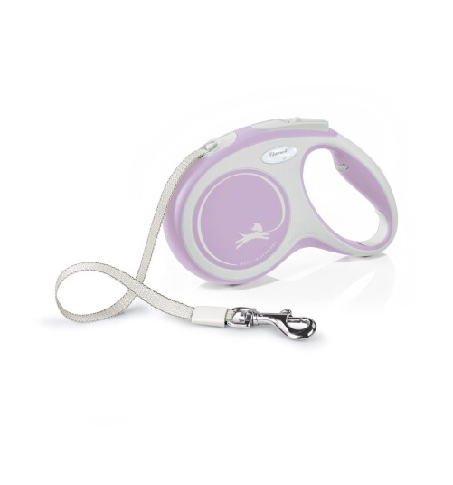 Flexi New Comfort Hundebånd 5m Medium Lilla Maks 25kg Flexi New Comfort Hundebånd 5m Medium Lilla Maks 25kg
