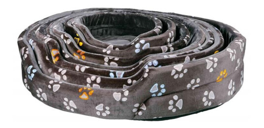 Trixie Hundeseng Jimmy 65x55cm Brun med Vendbar Pute