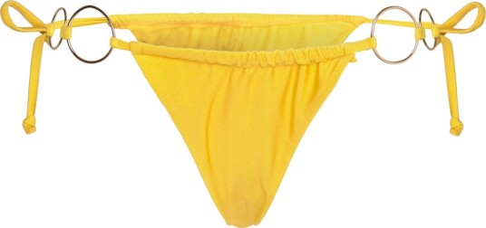 Bardot Leala Ring Detail Bottoms   Yellow   M