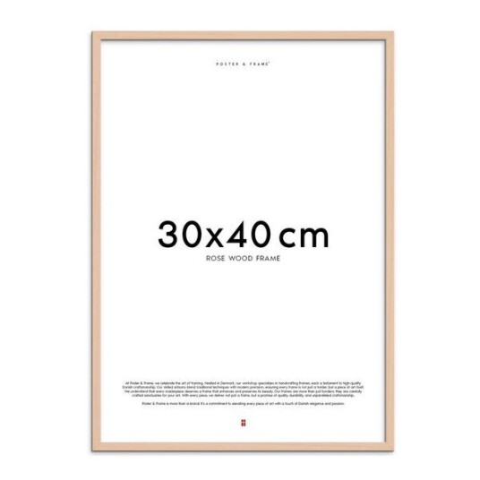 Poster & Frame Treramme 30x40 cm rose