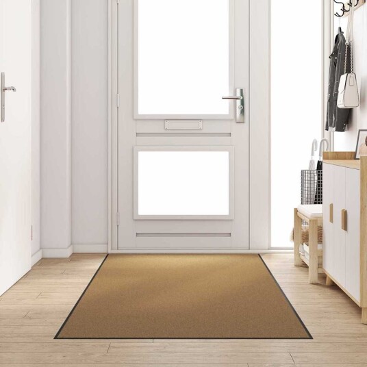 Dørmatte Annet Krem og svart 120 x 300 cm Polyamid og PVC