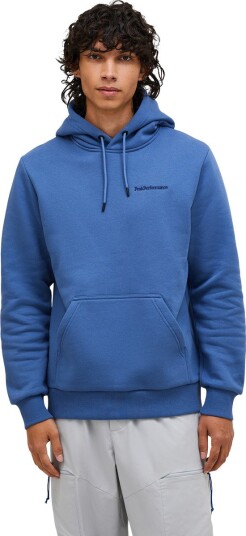 Peak Performance M Original Small Logo Hood Blå S