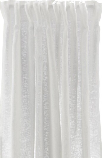 Scandi Living Tranquility gardinlengde med multibånd 139 x 250 cm Hvit