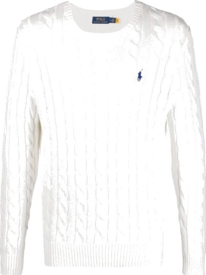 Polo Ralph Lauren Herre Strikkevarer Hvit XL,