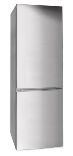 Gram KF411864NX-2 Kombiskap 207L Rustfritt Stål med NoFrost og Hurtigfrysing