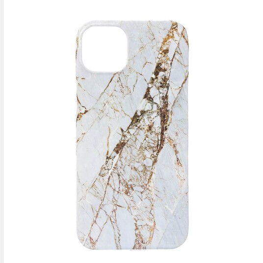 Onsala iPhone 15 Plus MagSeries Deksel Hvit Rino Marmor