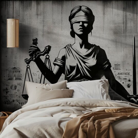 Tapet   Blindfolded Justice