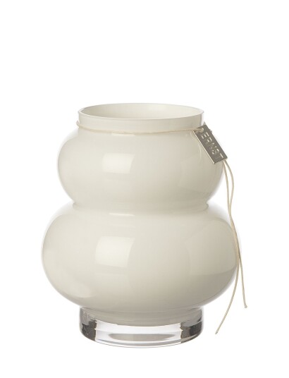 Ernst Glass Vase White H14CM