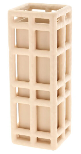 Villa Collection Lyng vase 11 x 11 30 cm Sand Villa Collection Lyng vase 11 x 11 30 cm Sand