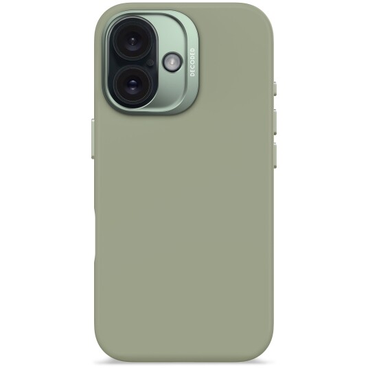 Decoded BackCover MagSafe Silikondeksel til iPhone 16   Jade Green