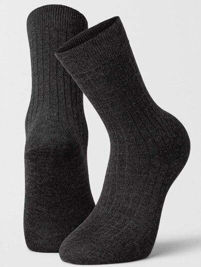 Panos Emporio Tess Mercerized Wool Socks, 2pk-One Size One Size
