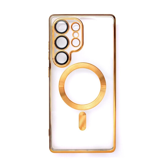 Hurtel Galvanisert MagSafe-deksel for iPhone 16e Gull Hurtel Galvanisert MagSafe-deksel for iPhone 16e Gull