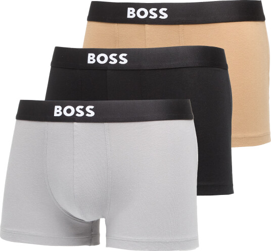Boxershorts Hugo Boss Trunk 3-Pack Boss One Black L