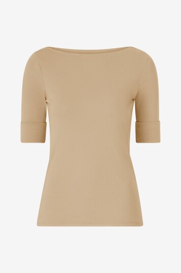 Lauren Ralph Lauren - Topp Judy Elbow Sleeve Knit - Beige Lauren Ralph Lauren - Topp Judy Elbow Sleeve Knit - Beige