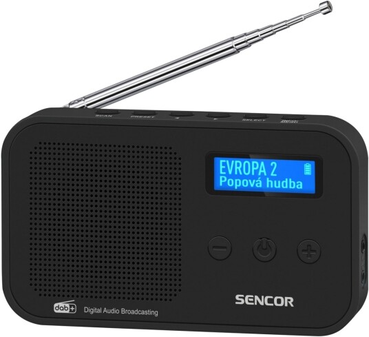 Sencor SRD 7200B DAB+ Radio Svart Sencor SRD 7200B DAB+ Radio Svart