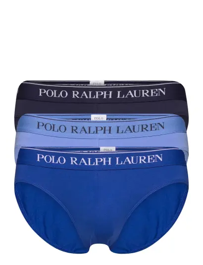 Polo Ralph Lauren Low-Rise-Brief 3-Pack - Blue - L