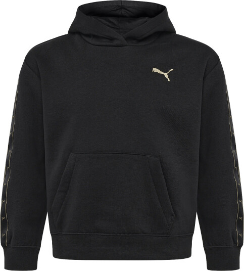 PUMA Ess Tape Relaxed Hoodie Fl G Black 128