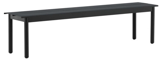 Venture Design Modena benk Svart 180 cm Svart Venture Design Modena benk Svart 180 cm Svart