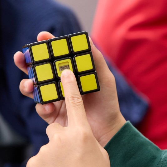 Rubiks Timed Cube - 3x3 Kube med Innebygd Tidtaker for Barn