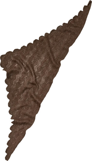 Becksöndergaard Opany Triangle Scarf - Brown - 46X 135CM