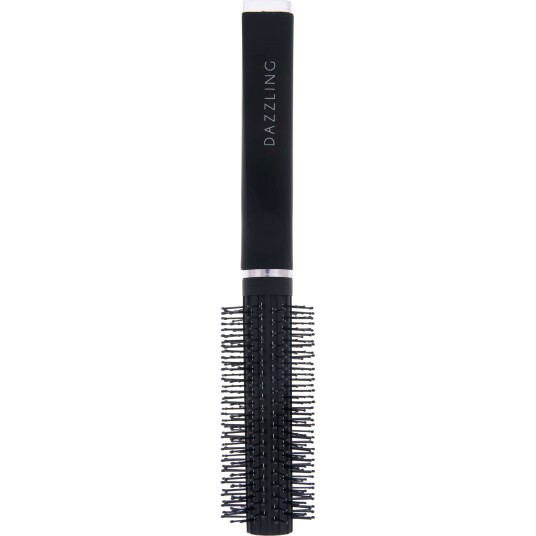 Dazzling Hairbrush Round Logo