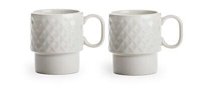 Sagaform Coffee & More Kaffekopp 2-pakning Hvit