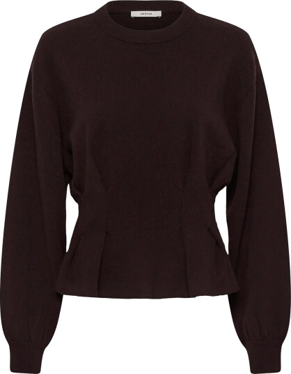 Gestuz Gzmanzi Waist Pullover Brown M Gestuz Gzmanzi Waist Pullover Brown M