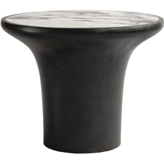 101 Copenhagen Trumpet Sidebord Coffee / Calacatta 35 cm